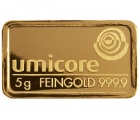 Lingot Or 5g - Pur à 999,99% - Certificat d'Authenticité 